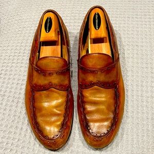 BERLUTI Men’s, hand made in Paris, Italian leather loafers. Size 11